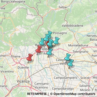 Mappa Via Nardi, 36060 Romano D'ezzelino VI, Italia (8.25273)