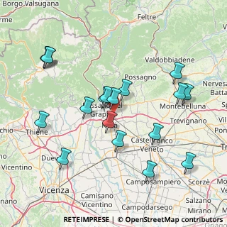 Mappa Via Nardi, 36060 Romano D'ezzelino VI, Italia (16.01111)