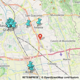 Mappa Via Nardi, 36060 Romano D'ezzelino VI, Italia (3.23)