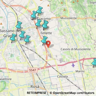 Mappa Via Nardi, 36060 Romano D'ezzelino VI, Italia (2.43273)