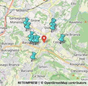 Mappa Bevera, 23890 Barzago LC, Italia (1.42182)