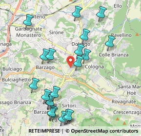 Mappa Bevera, 23890 Barzago LC, Italia (2.2495)