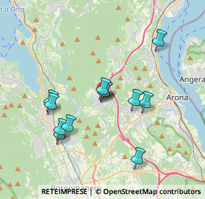 Mappa Vicolo Pusterla, 28045 Invorio NO, Italia (3.29667)