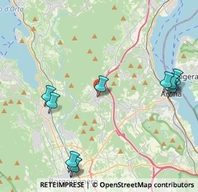 Mappa Vicolo Pusterla, 28045 Invorio NO, Italia (5.04182)