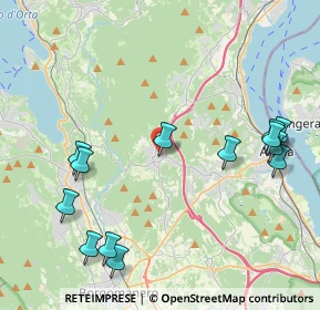 Mappa Vicolo Pusterla, 28045 Invorio NO, Italia (4.86154)