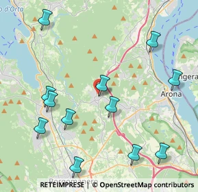 Mappa Vicolo Pusterla, 28045 Invorio NO, Italia (4.78917)