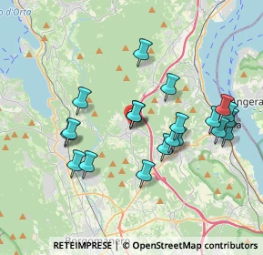 Mappa Vicolo Pusterla, 28045 Invorio NO, Italia (3.5935)