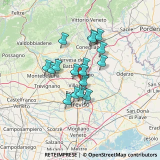 Mappa 25- Venturali di, 31020 Villorba TV, Italia (10.47235)