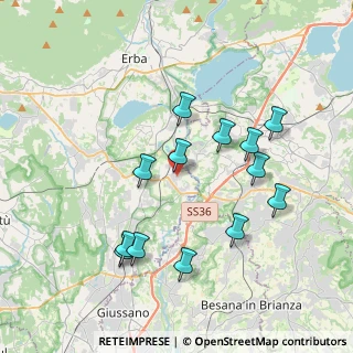 Mappa Via Roma, 22045 Lambrugo CO, Italia (3.72923)