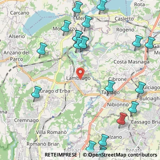 Mappa Via Roma, 22045 Lambrugo CO, Italia (2.8245)