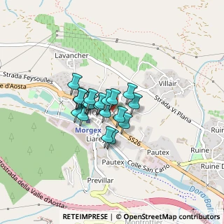 Mappa Via Gran S. Bernardo, 11017 Morgex AO, Italia (0.242)