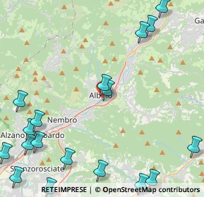 Mappa Piazza Giovan Battista Moroni, 24021 Albino BG, Italia (6.7195)
