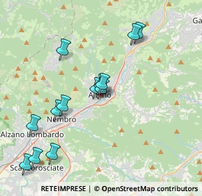 Mappa Piazza Giovan Battista Moroni, 24021 Albino BG, Italia (3.93615)