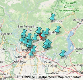 Mappa Piazza Giovan Battista Moroni, 24021 Albino BG, Italia (10.5045)