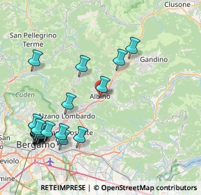 Mappa Piazza Giovan Battista Moroni, 24021 Albino BG, Italia (9.87)
