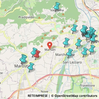 Mappa Via Marsan, 36063 Marostica VI, Italia (2.7905)