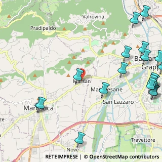 Mappa Via Marsan, 36063 Marostica VI, Italia (3.22263)
