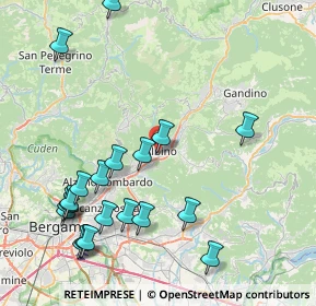 Mappa Via Mazzini, 24021 Albino BG, Italia (9.6375)