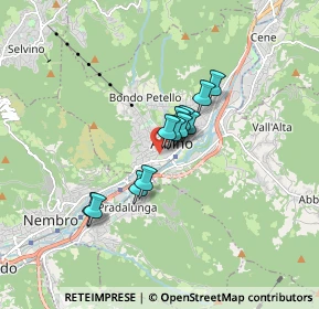 Mappa Via Mazzini, 24021 Albino BG, Italia (1.07667)