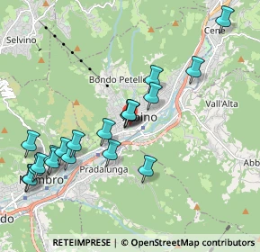 Mappa Via Mazzini, 24021 Albino BG, Italia (2.101)