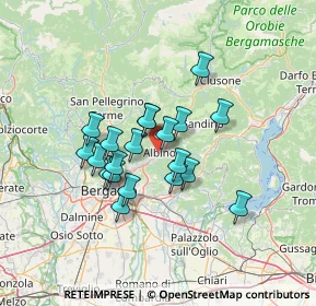 Mappa Via Mazzini, 24021 Albino BG, Italia (10.41)