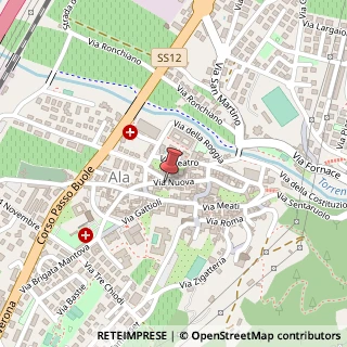 Mappa Via nuova 25, 38061 Ala, Trento (Trentino-Alto Adige)