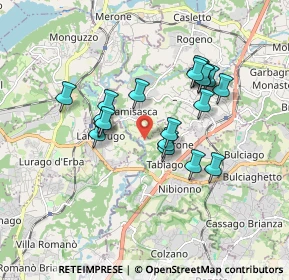 Mappa Frazione Ceresa, 23895 Nibionno LC, Italia (1.515)