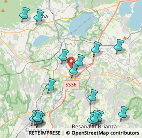 Mappa Frazione Ceresa, 23895 Nibionno LC, Italia (5.38444)