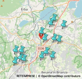 Mappa Frazione Ceresa, 23895 Nibionno LC, Italia (3.928)