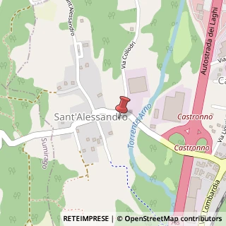 Mappa Via Sant'Alessandro, 21, 21040 Castronno, Varese (Lombardia)