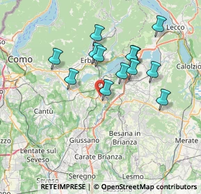 Mappa 22045 Lambrugo CO, Italia (6.34462)