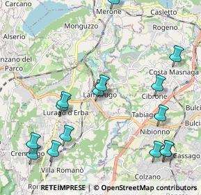 Mappa 22045 Lambrugo CO, Italia (2.50067)
