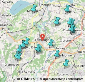 Mappa 22045 Lambrugo CO, Italia (2.2825)