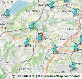 Mappa 22045 Lambrugo CO, Italia (2.80455)
