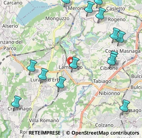 Mappa 22045 Lambrugo CO, Italia (2.54857)