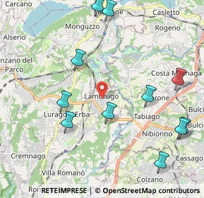 Mappa 22045 Lambrugo CO, Italia (2.42091)