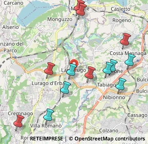 Mappa 22045 Lambrugo CO, Italia (2.22692)