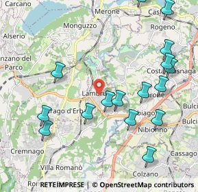 Mappa 22045 Lambrugo CO, Italia (2.34125)