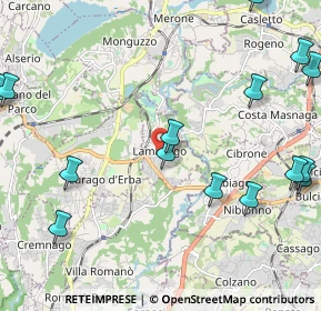Mappa 22045 Lambrugo CO, Italia (2.85267)