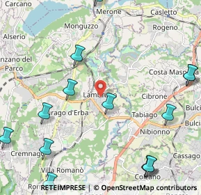 Mappa 22045 Lambrugo CO, Italia (2.94714)