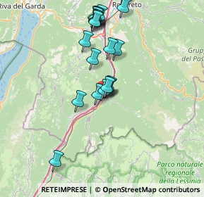 Mappa Viale IV Novembre, 38061 Ala TN, Italia (7.252)