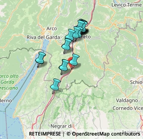 Mappa Viale IV Novembre, 38061 Ala TN, Italia (11.7395)
