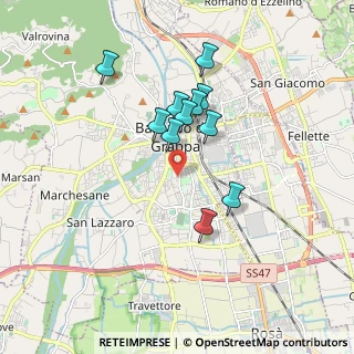 Mappa Via G.B. Gobbi, 36061 Bassano del Grappa VI, Italia (1.47)