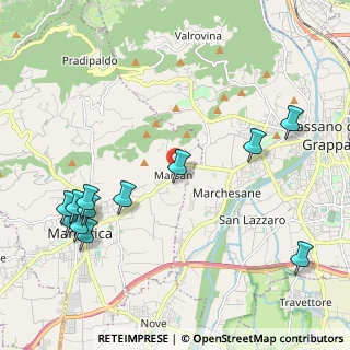 Mappa Via A. Nonis, 36063 Marostica VI, Italia (2.53167)