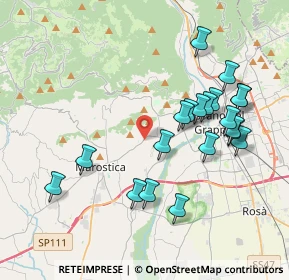 Mappa Via A. Nonis, 36063 Marostica VI, Italia (3.939)