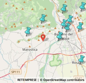 Mappa Via A. Nonis, 36063 Marostica VI, Italia (5.60364)