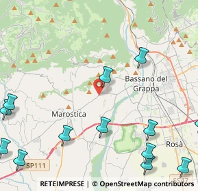 Mappa Via A. Nonis, 36063 Marostica VI, Italia (6.30308)