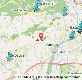 Mappa Via A. Nonis, 36063 Marostica VI, Italia (3.62727)