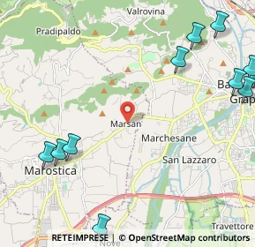Mappa Via A. Nonis, 36063 Marostica VI, Italia (3.22417)