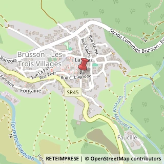 Mappa Rue La Pila, 4, 11022 Brusson, Aosta (Valle d'Aosta)
